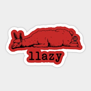 llazy Sticker